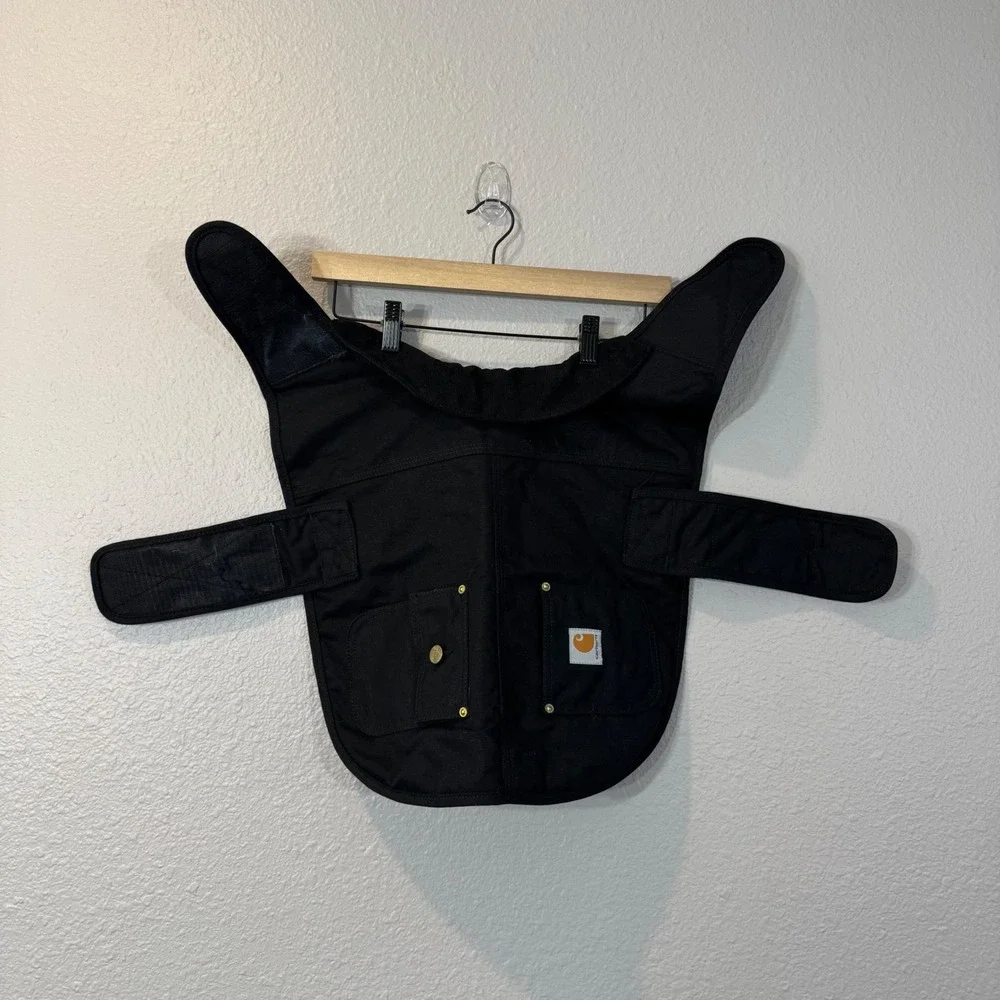 Carhartt Dog‎ Size M Black Firm Duck Insulated Chore Coat Pet Jacket